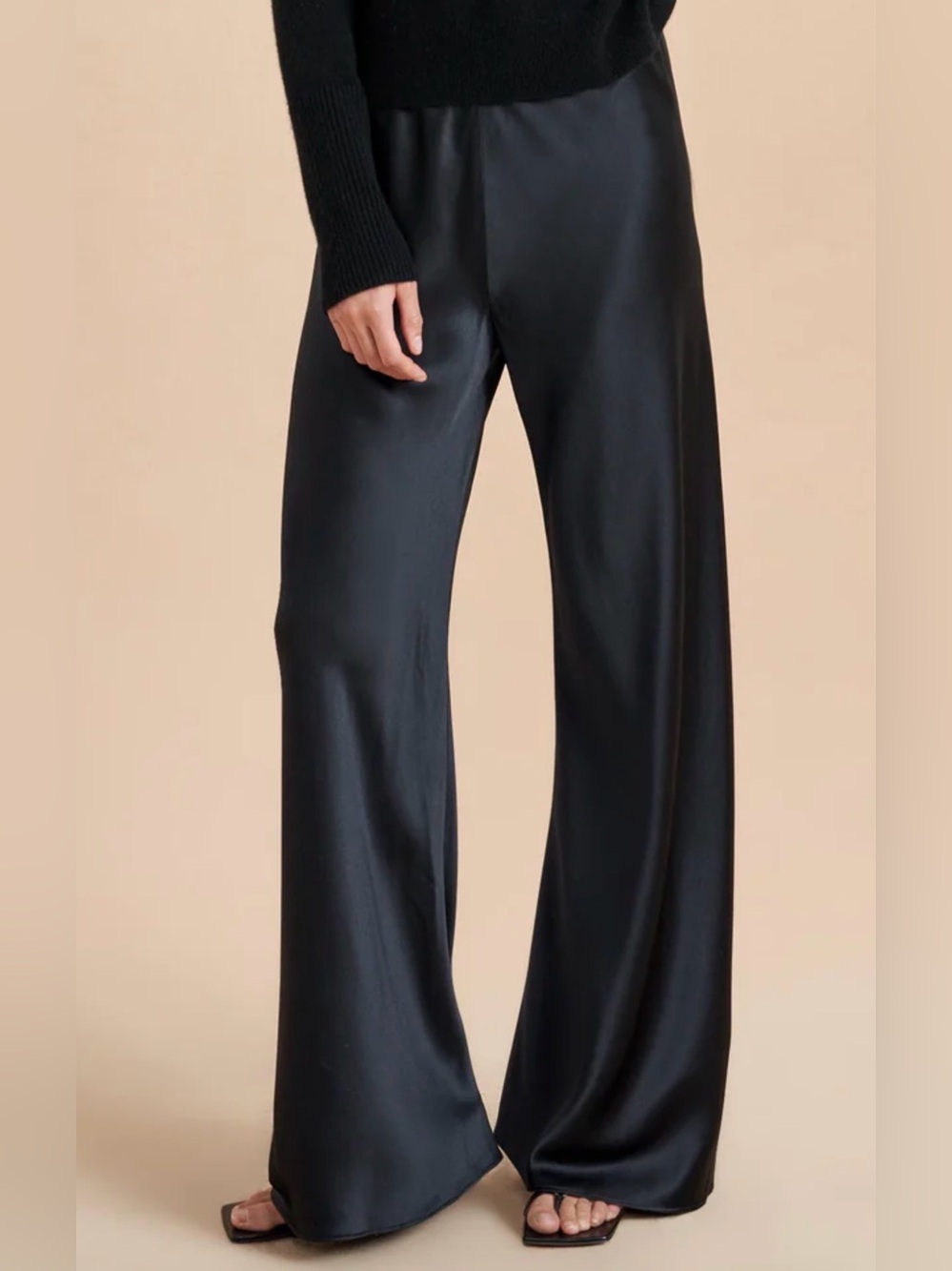 La Ligne Satin Colby Pant, Black, M
New, never worn!
